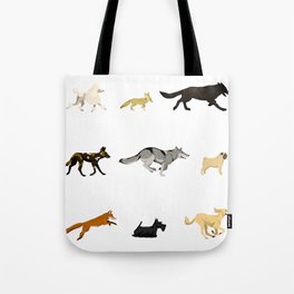 Dogs & Wild Dogs Tote Bag
