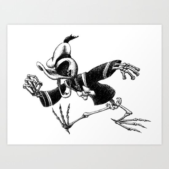 Donald Duck Art Print