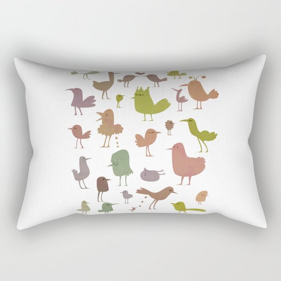 Birdies Rectangular Pillow