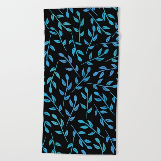 Colorful Leaves XI Beach Towel