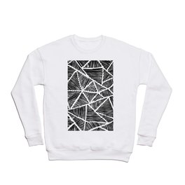 Geometry Black Lines Crewneck Sweatshirt