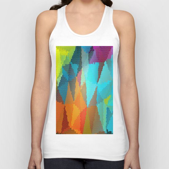 Stained Glass Unisex Tank Top