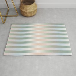 Blurred Stripes neutral Area & Throw Rug