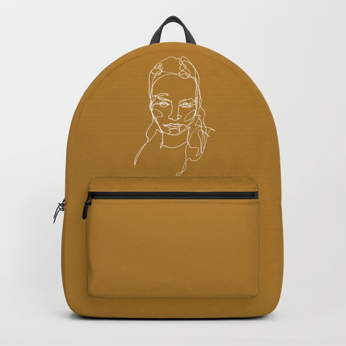 LINE ART FEMALE PORTRAITS IV-III-III Backpack