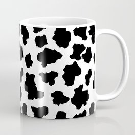 Spotted Moo Cow Dutch Holstein Animal Spots in Black and White Coffee Mug