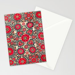 Shakhrisyabz Suzani Uzbek Embroidery Print Stationery Card