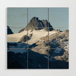 Mountain Tops of the Cascades Wood Wall Art