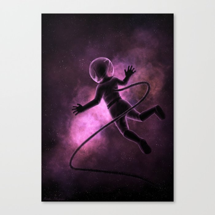 Drifting In Space Canvas Print