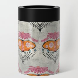 Flowering Mother Moth  Can Cooler