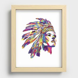 Apache Recessed Framed Print