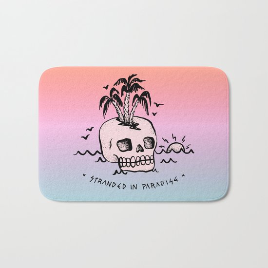 STRANDED IN PARADISE Bath Mat