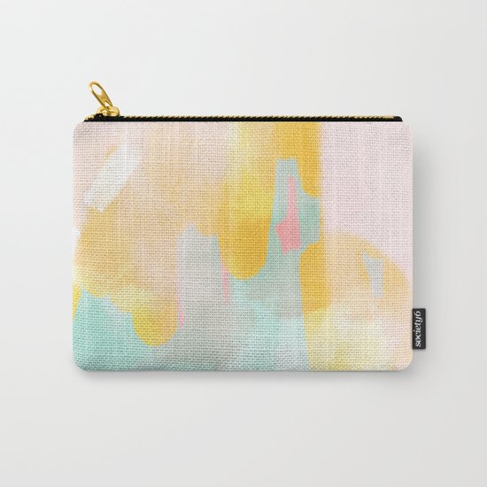 Soft Pastel summer abstract Carry-All Pouch