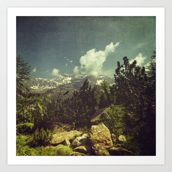 Italian Mountains Art Print