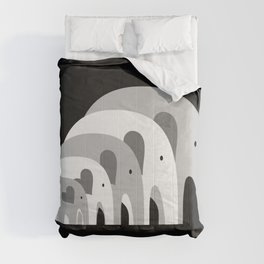 Nested Elephants Comforter