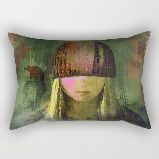 Queen crow Rectangular Pillow
