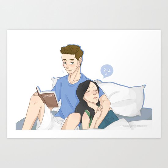 STUDY BUDDIES Art Print
