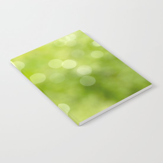 green bokeh Notebook