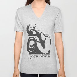 Yoga Nidra - Buddha V Neck T Shirt