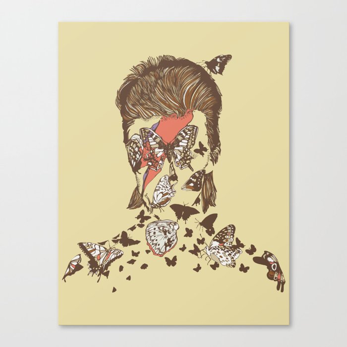 FACES OF GLAM ROCK Canvas Print