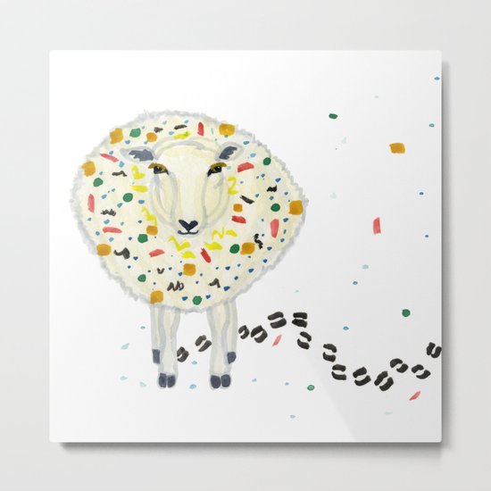 Sheep Metal Print