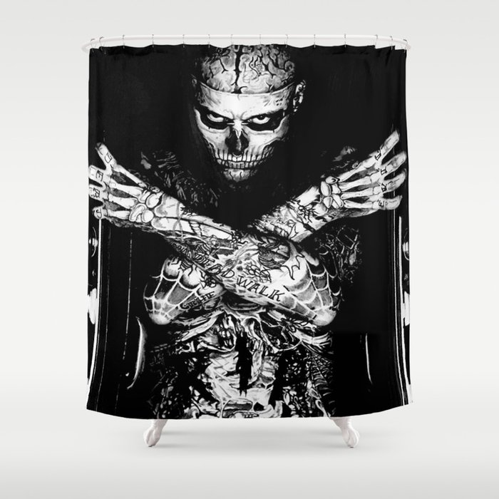 Zombie Boy Shower Curtain