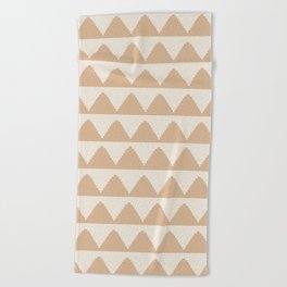 Geometric Pyramid Pattern XXXI Beach Towel