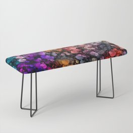Multicolored Blurred Lights Bench