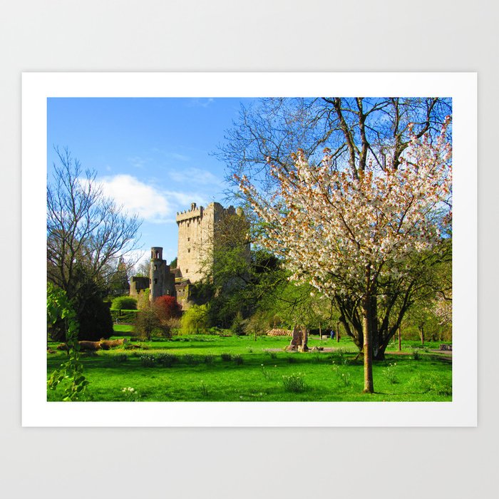 Blarney Castle in Spring Art Print