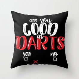 Dart Board Game Gift Idea Throw Pillow