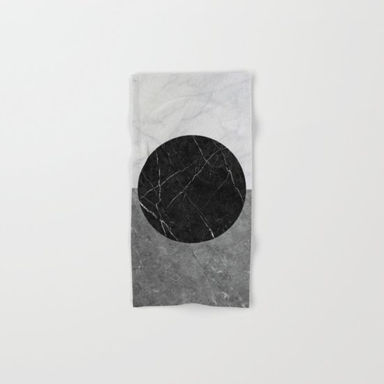 Marble Abstract Hand & Bath Towel