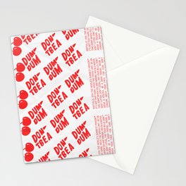 don't be a dumdum Stationery Cards