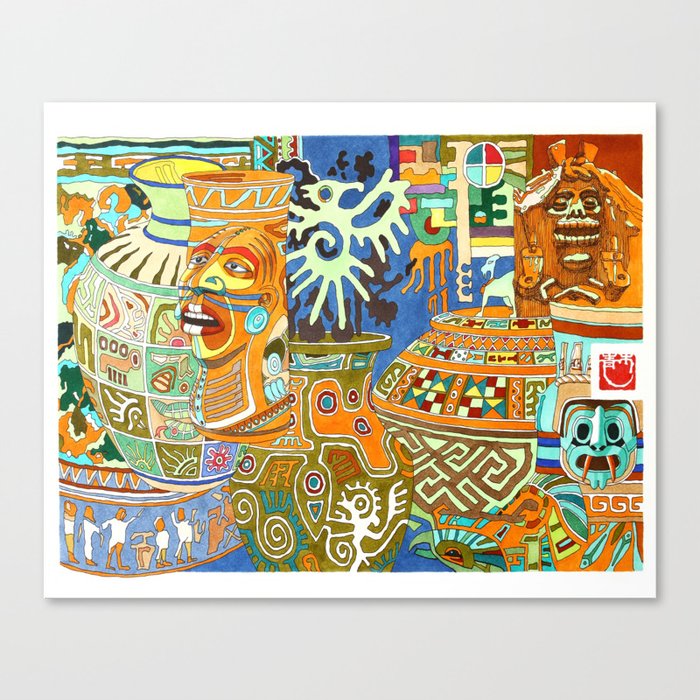 Memory of Maya Canvas Print