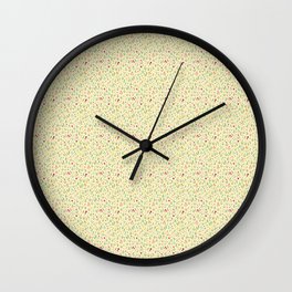 Tiny Meadow Ditsy Wall Clock