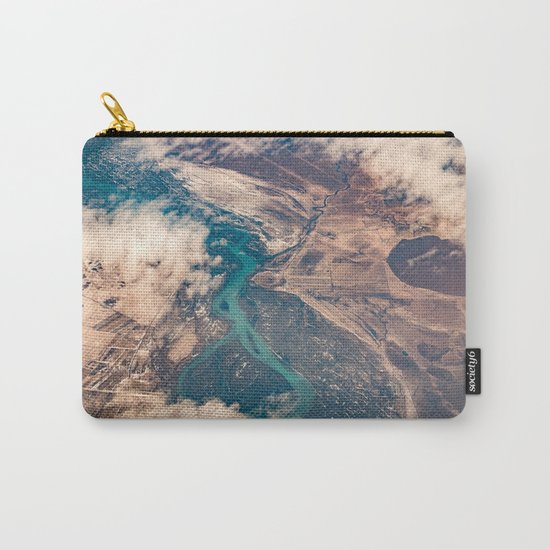View of the World from Above (Earth Map) Carry-All Pouch