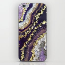 Geode Resin Painting iPhone Skin