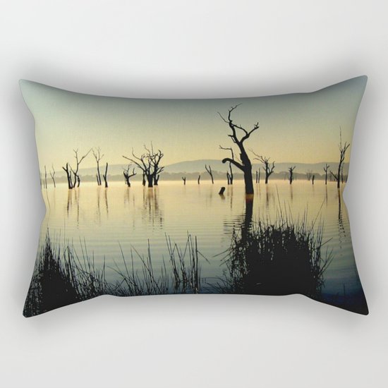 The Keepers of the Lake Rectangular Pillow