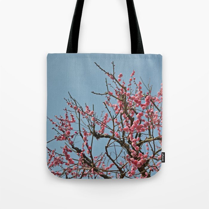 Japanese Plum Blossoms Tote Bag