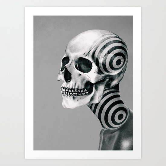 SKULL (Portrait) Art Print