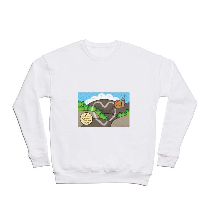 Lovebugs -I have such a great slime with you Crewneck Sweatshirt