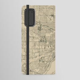 Toledo USA - Vintage City Map Android Wallet Case