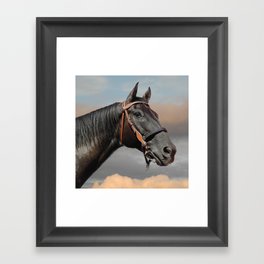 Head in The Clouds Framed Art Print