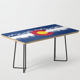 Colorado Flag Coffee Table