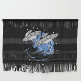 Universe UFO Flying Saucers Wall Hanging