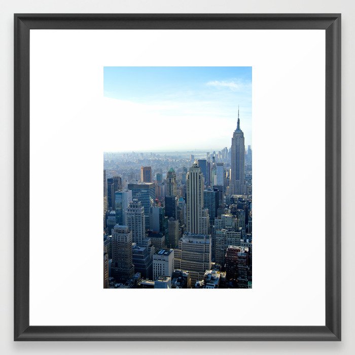 New York Skyscrapers Framed Art Print