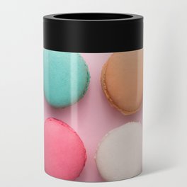 Pink French Macaroons Can Cooler
