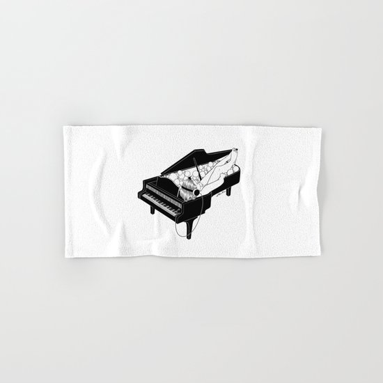 Turn on the music, Turn off your mind Hand & Bath Towel