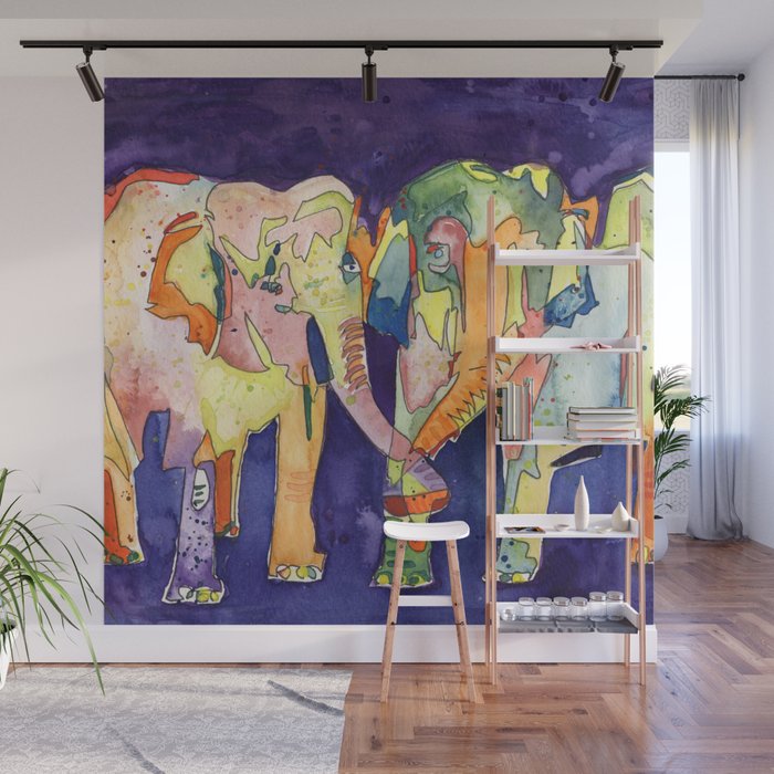 Elephant Love Wall Mural