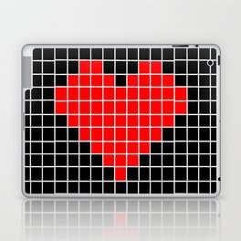 Heart and love 41 version pixel art Laptop Skin
