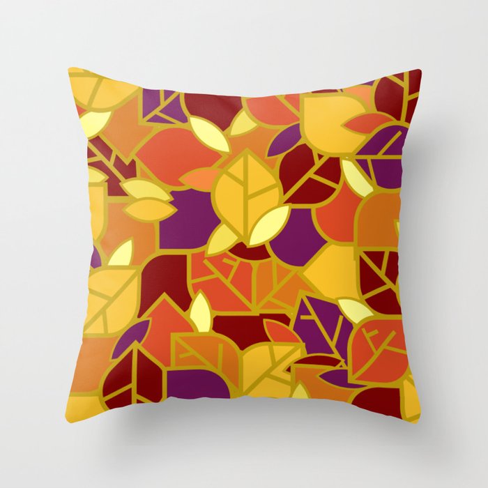 Fall Jewels Throw Pillow