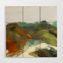 the path abstract landscape art Wood Wall Art